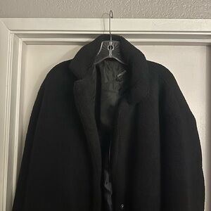 Chaps Black Men's Pea Coat
